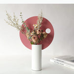 vases modernes minimalistes rose fleurs bouquets décoration table chambre