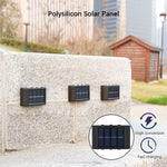 applique murale solaire moderne led jaunes cellules solaires bleues noirextérieur autonomepas cher
