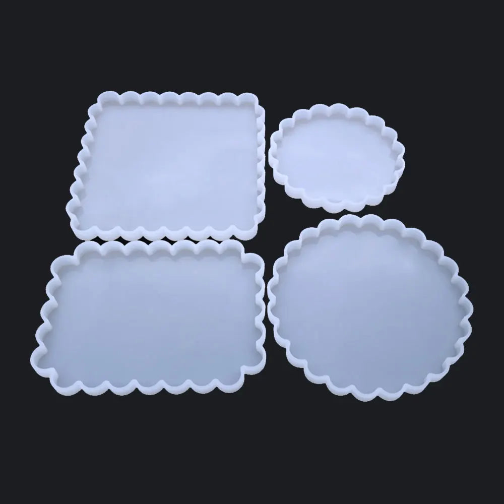 coasters silicone blanc bleu rose violet vert lisses modernes minimalistes