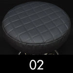 couvre siège ronde violet rouge noir moderne quilted imperméable siège tabouret bar polyester coton