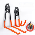 crochet mural moderne noir orange garage organisation outils respectueux environnement stockage utilitaire imperméable multifonctionnelacierinox