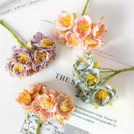 bouquet fleurs artificielles rose clair moderne decoration maison fete anniversaire intérieur