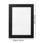 cadre photo magnétique noir transparent moderne adhésif a3 a4 a5 a6