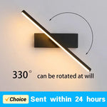 lampe murale led moderne minimaliste blanc noir éclairage intérieur salon chambre
