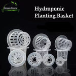 paniers hydroponiques blancs perforations circulaires modernes pots culture plantes aéroponique pépinièreClone