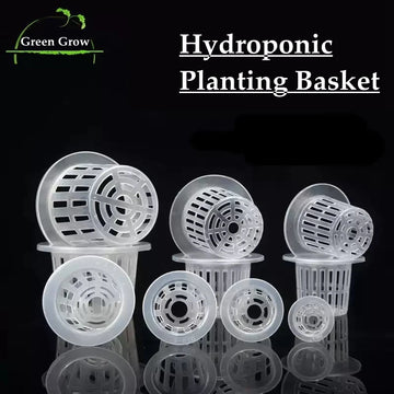 paniers hydroponiques blancs perforations circulaires modernes pots culture plantes aéroponique pépinièreClone