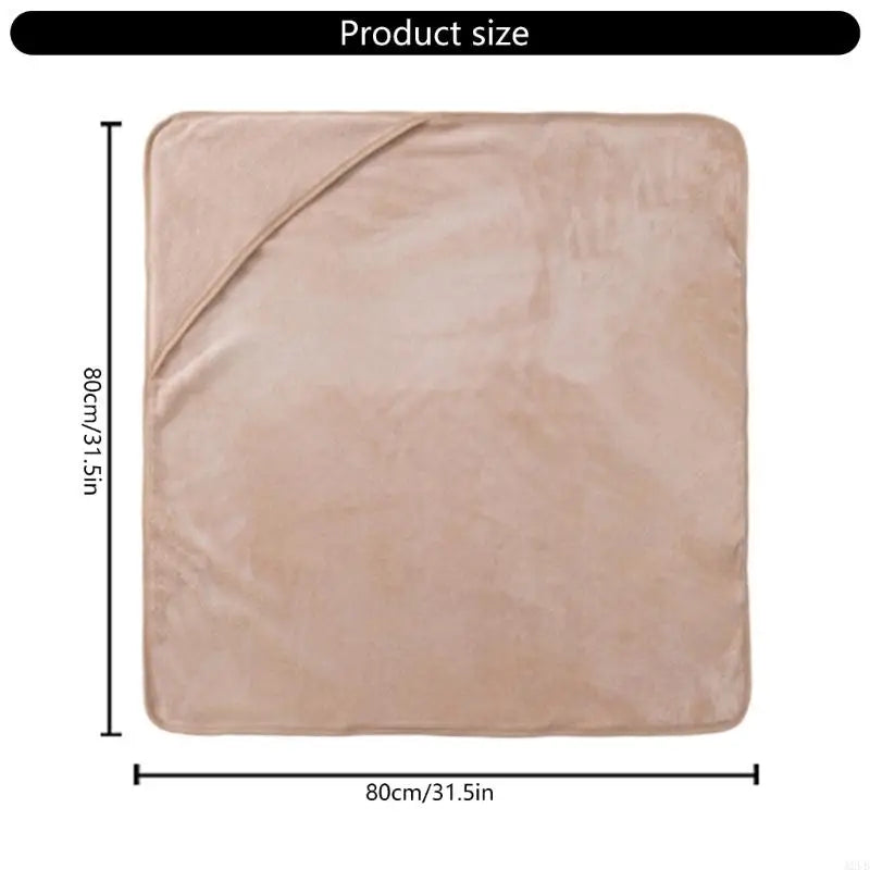 couverture bébé doublure fourrure serviette bain poncho enfant beige rose bleu marine moderne