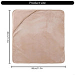 couverture bébé doublure fourrure serviette bain poncho enfant beige rose bleu marine moderne