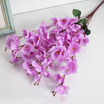 bouquet fleurs artificielles modernes 55cm rouge rose violet jaune blanc bleu anniversaire mariage décoration