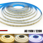 ruban led flexible autocollant 220v blanc bleu decoration interieur exterieur jardin maison moderne