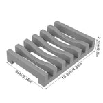 bac savon silicone gris moderne bac savon noir grille salle bain économique