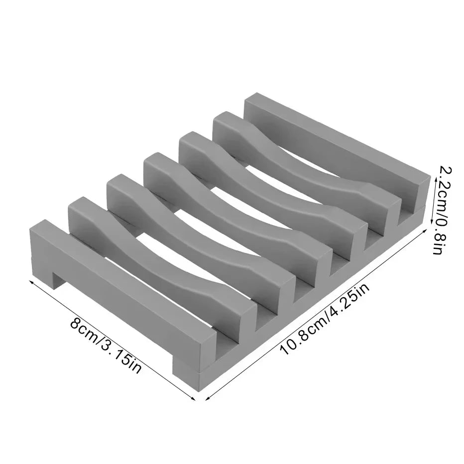 bac savon silicone gris moderne bac savon noir grille salle bain économique