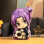 coussin anime personnages football ballons peluche lavable adulte oblong itoshi seishiro meguru