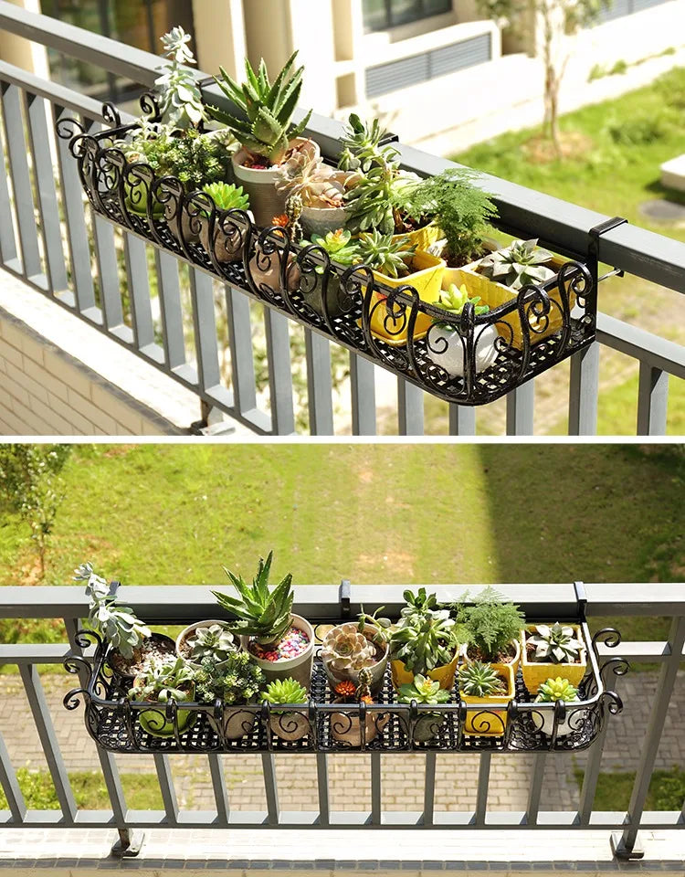 bac fleurs suspendu moderne spirale doré clips noir assemblage métalextérieurintérieurDecorationJardinPlantesSucculentes