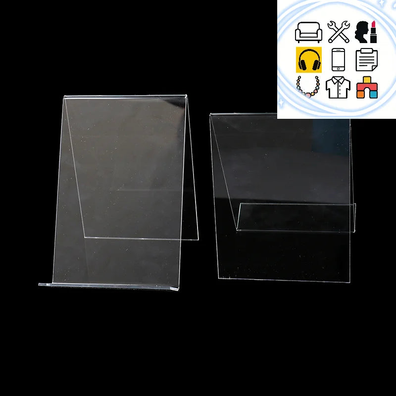 support livre transparent moderne serre livres sans motif organisation école accrochage vertical simple trưng