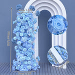arche fleur blanche décor mariage fête anniversaire banquet cérémonie mur floral moderne grande taille