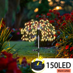 guirlande lumineuse solaire multicolore moderne filament fleur extérieure imperméable led jardin