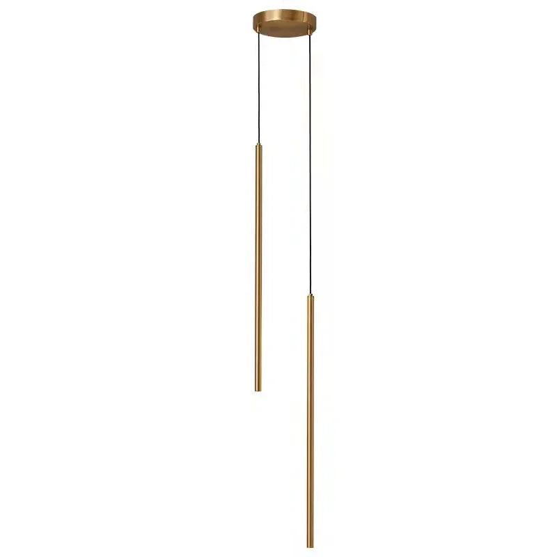 lampe suspendue minimaliste noir doré salon chambre lumière moderne