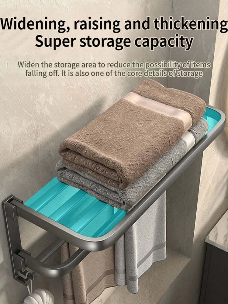 porte serviettes mural aluminium gris moderne serviettes coton brosse dents brosse toilette fixations vis
