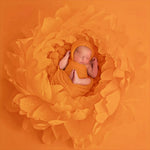 coussin photo bébé moderne violet rose orange bleu doux plissé tissu couverture bandeau jouet