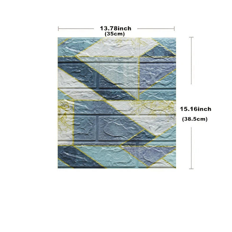papier peint mural adhésif 3d effet brique texture moderne gris marron beige décoration
