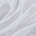 rideau gris moderne polyester transparent 132x241cm 2pièces chambre salon decoration