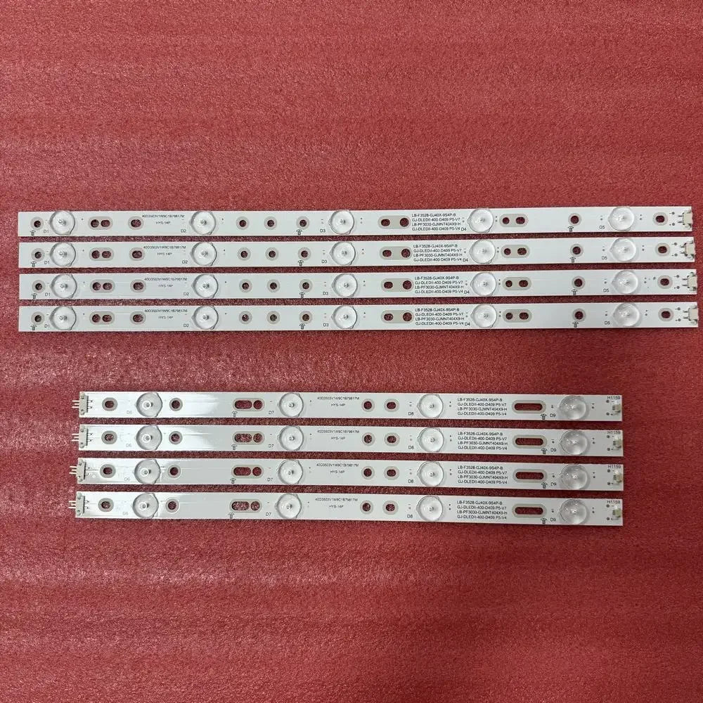 bande lumineuse led blanc transparent moderne 80mm kit 4pcs 2pcs 20pcs