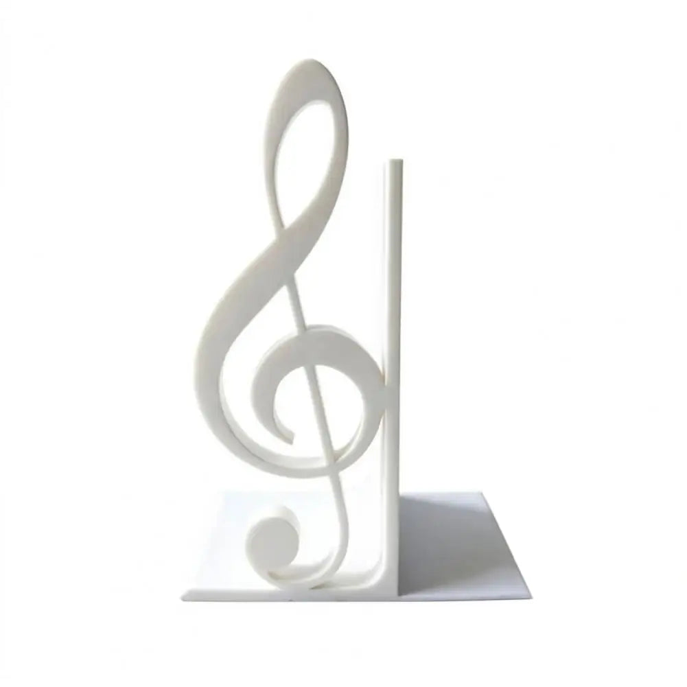 support livre clé sol blanc noir rose décoration musicale lisse uniforme