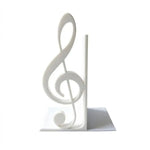 support livre clé sol blanc noir rose décoration musicale lisse uniforme