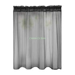 rideaux voilages blancs classiques translucides fenêtres boutique hospitalière stores romains plissés ourlet froncé