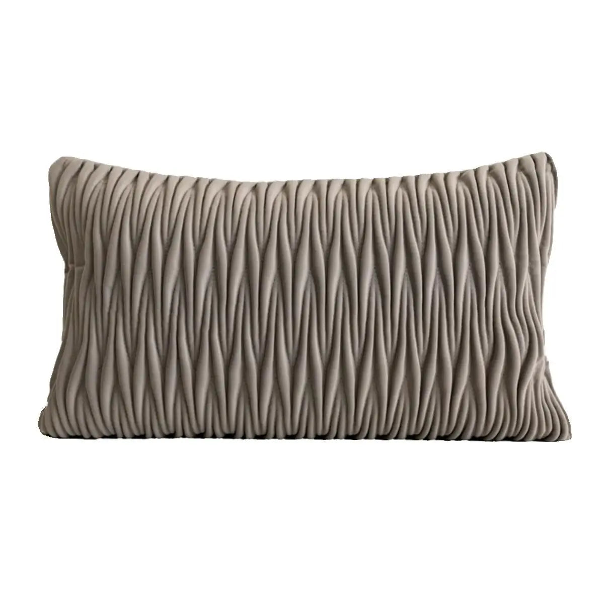 coussins décoratifs géométriques polyester 100% nordique contemporain beige gris clair 30x50cm