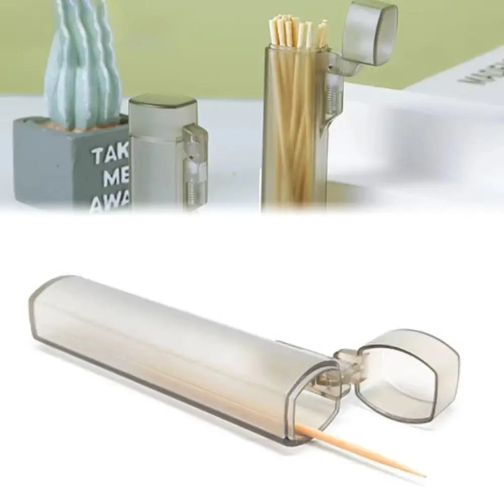 boîte rangement brosse dents transparente moderne minimaliste empilable adhésif économique environnement