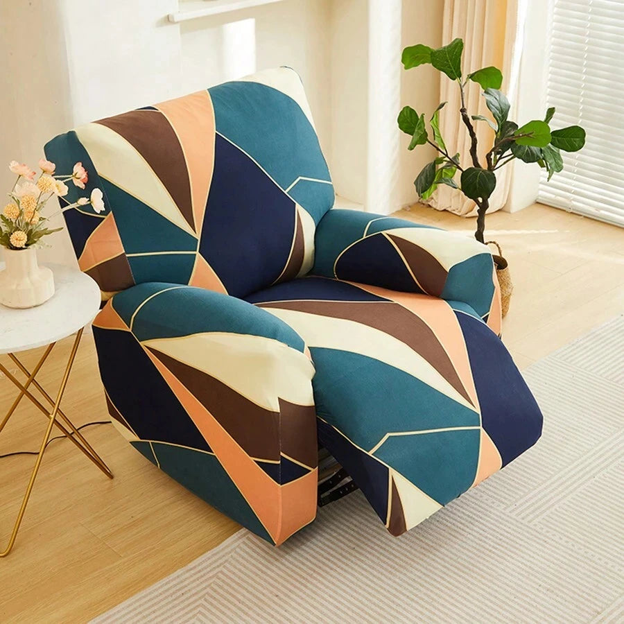 housse canapé moderne motif feuilles tropicales multicolore fauteuil salon canapé