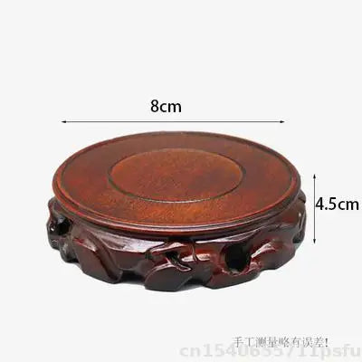 support présentation bois sculpté socle vase figurine théière décoration intérieur classique