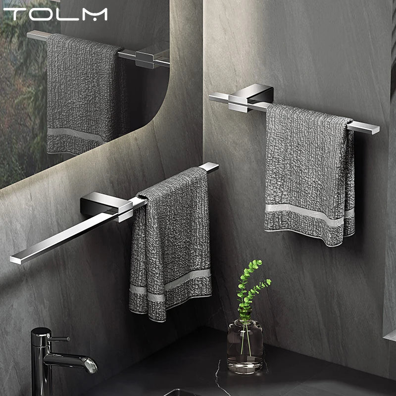 porte serviettes mural gris métallisé texture rugueuse support mural moderne fixé mur serviettes