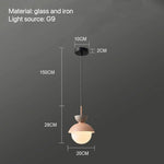 suspension lumineuse moderne pendentif câble bleu rose gris sphérique mat