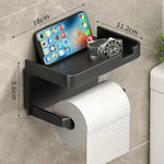 porte serviettes mural support téléphone montre parfum moderne vis gris métallisé mat respectueux environnement