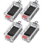 boîtes pêche transparentes accessoires carpe outils hameçons leurre pratique compactes boucle verrouillage paillettes crochets