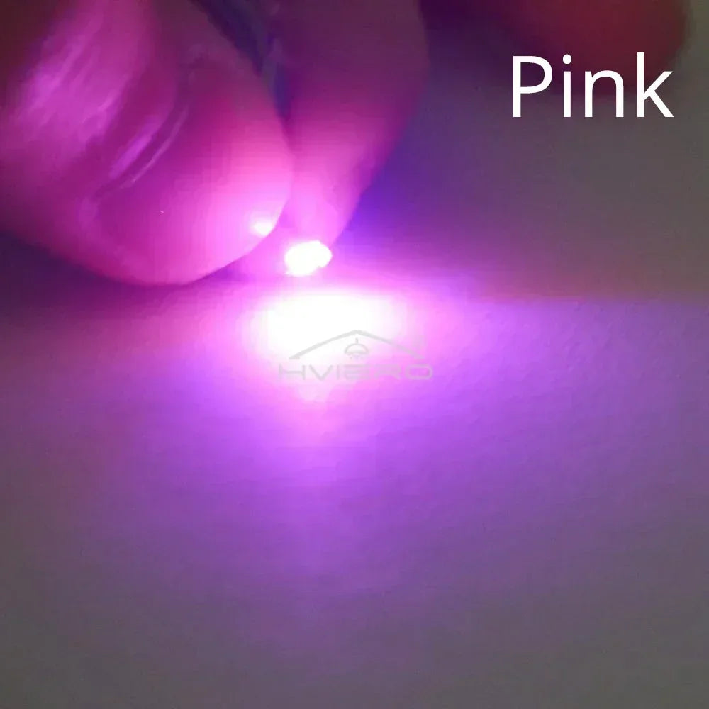 diodes led smd 0603 bleu vert rouge blanc chaud jaune blanc rose violet orange