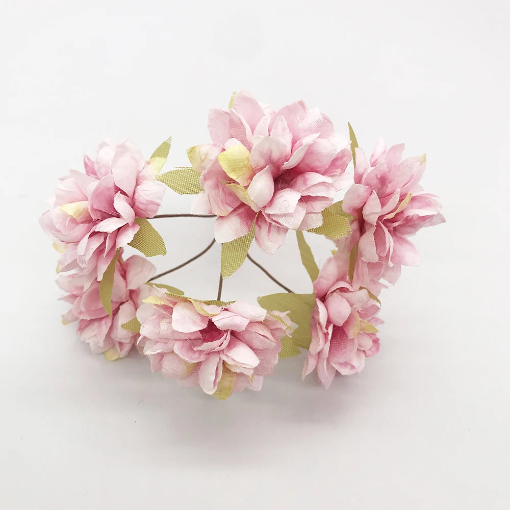 couronne fleurs artificielles pivoine romantique décoration intérieure mariage anniversaire fêtes