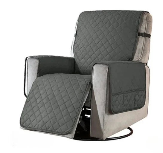 fauteuil inclinable couverture polyestère moderne beige gris bleu marine marron carreaux opaques machine laver