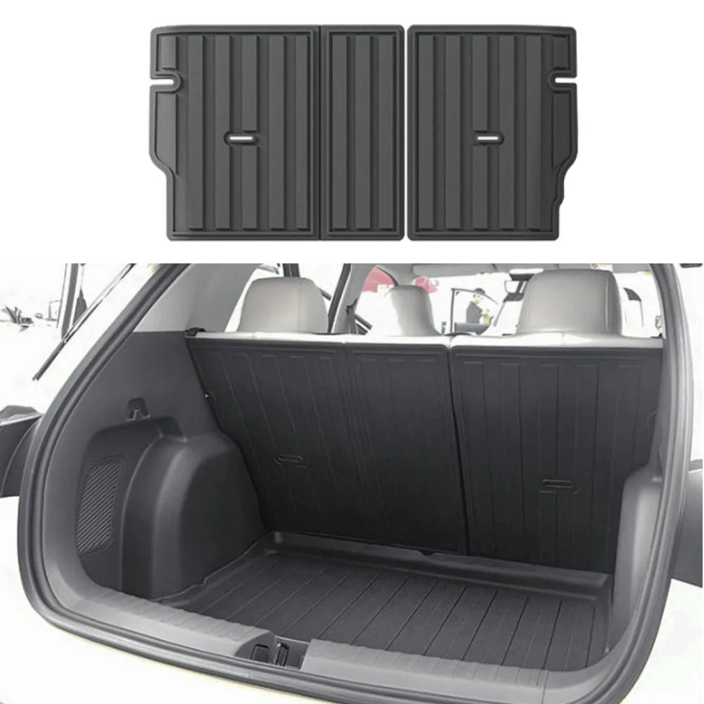 tapis sol coffre voiture noir rayures horizontales moderne imperméable tpe
