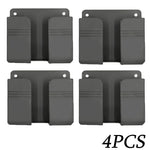 support mural smartphone adhésif blanc noir respectueux environnement moderne multifonctionnable rangement télécommande