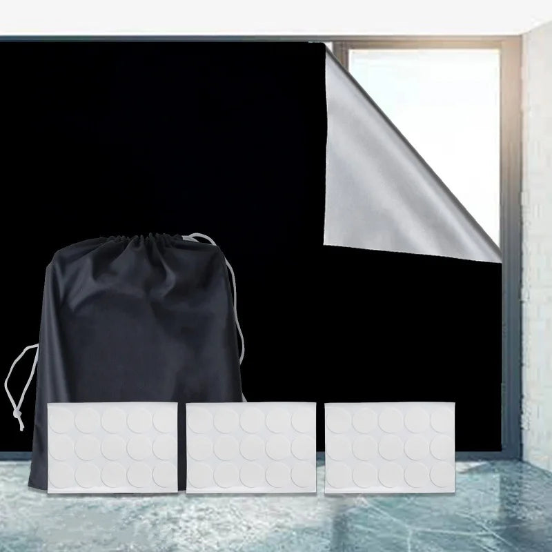 store rouleau noir opacité moderne 150x300cm adhésif rubans adhésifs sac rangement