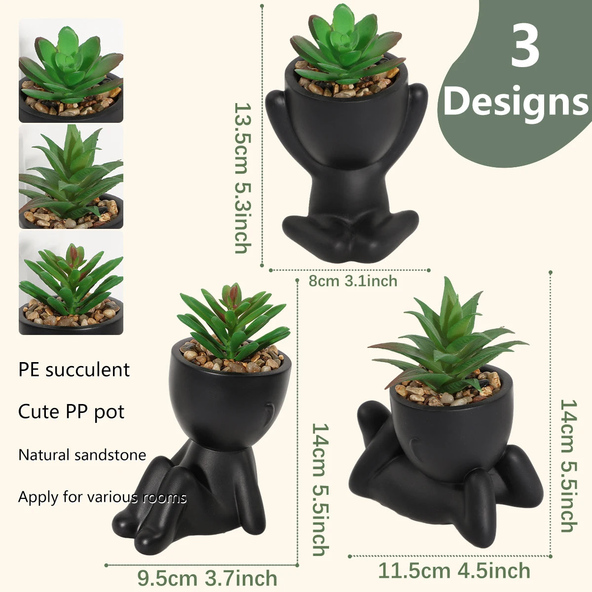 plantes artificielles aloe vera pots personnages miniature extérieur decoration maison moderne minimaliste