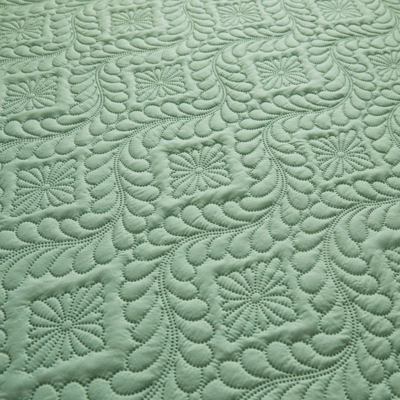 protège matelas imperméable anti acariens matelassé vert pastel moderne queen king 160x200cm
