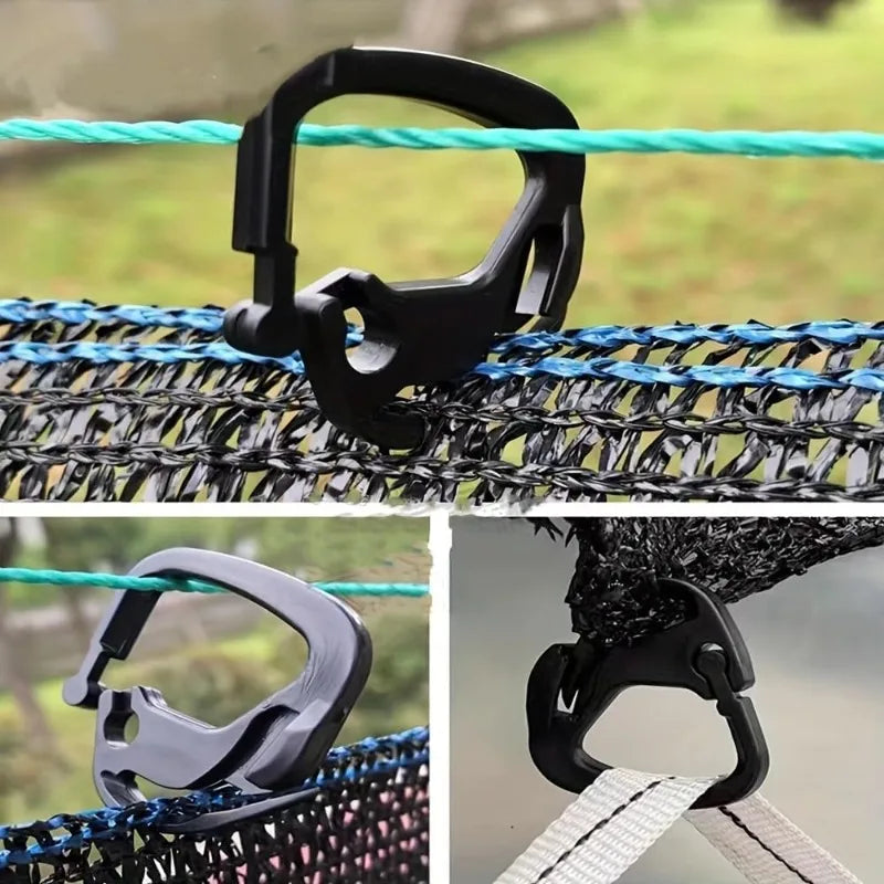 clips suspension noir modernes fixations extensibles protection solaire agricole accessoires robustes