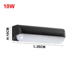 applique murale led moderne noir adhésive aluminium étanche 20w 249lm