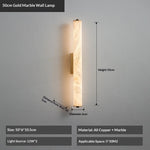 lampe murale moderne marbrée cuivre blanc beige marron fixée mur contemporain éclairage chambre salon