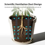 tuteur plante transparent perforations moderne eyelets plastique growth support jardin pot plantes